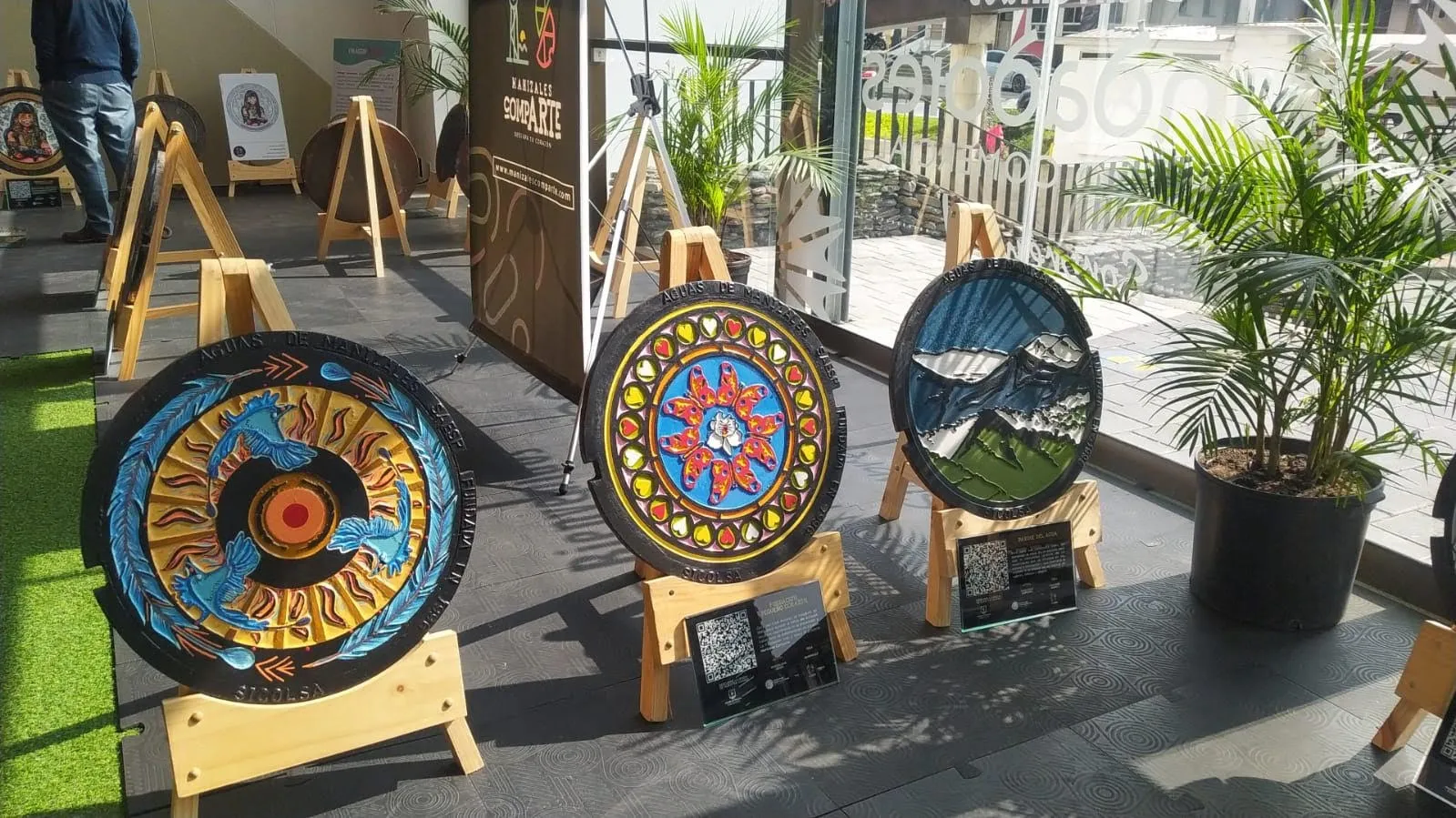 Magdalena Giesek - Projekt Manhole, wystawa w Manizales